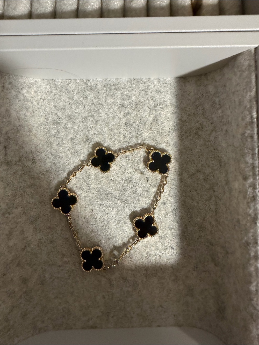 Black clover bracelet